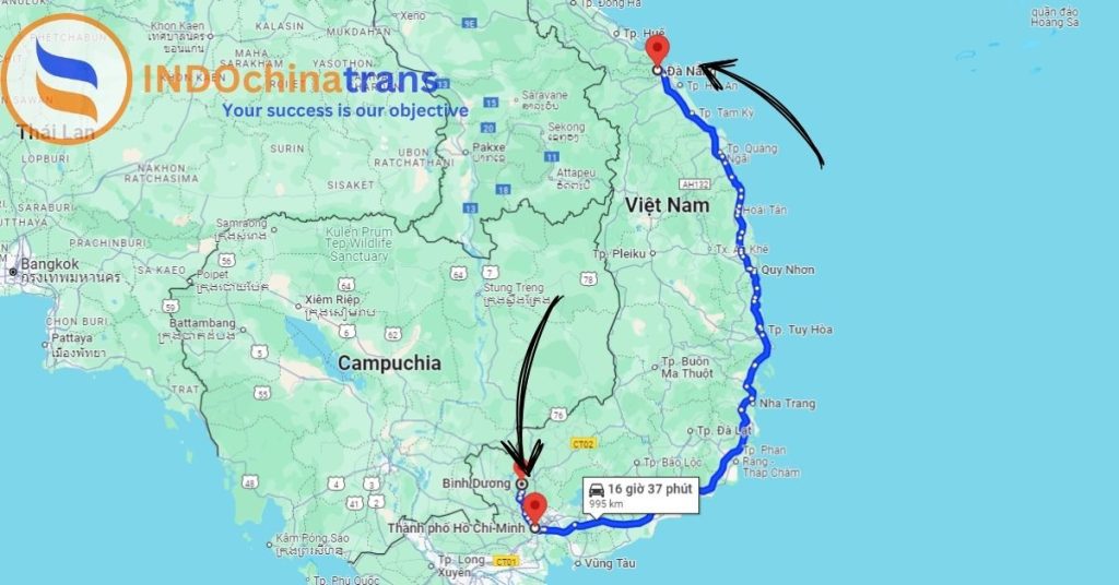 Vận Chuyển Hồ Chí Minh Đà Nẵng Xe Tải Giá Rẻ - Vận tải hàng hóa INDOCHINATRANS