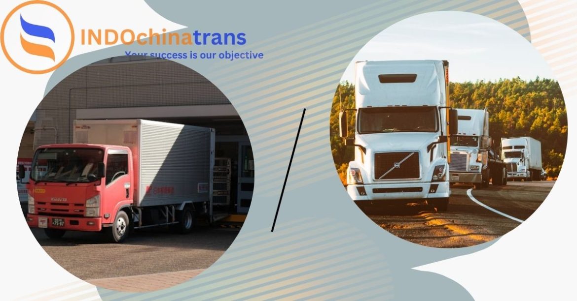 So Sánh Dịch Vụ Vận Chuyển Xe Tải Và Xe Container