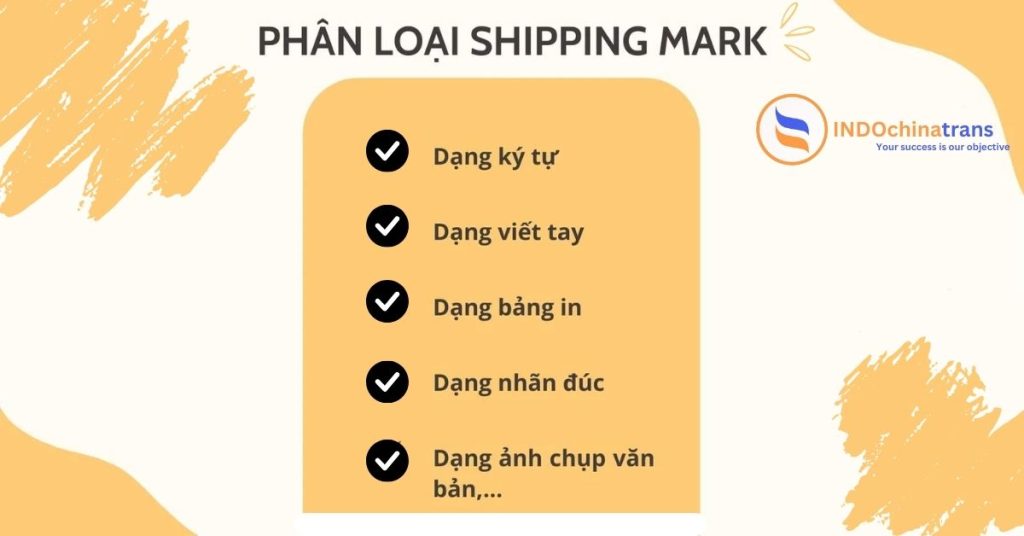 Shipping Mark là gì? – Vận Tải Hàng Hóa INDOCHINATRANS
