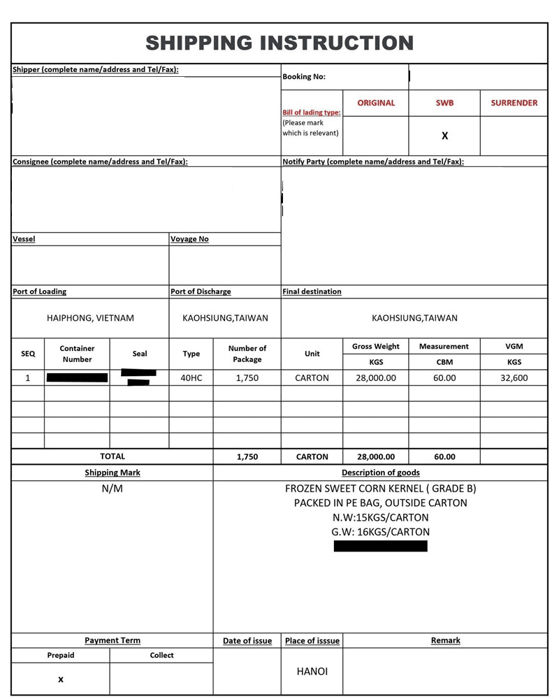 Shipping Instruction Là Gì? Vai Trò Và Hướng Dẫn Lập SI Trong Xuất Nhập Khẩu